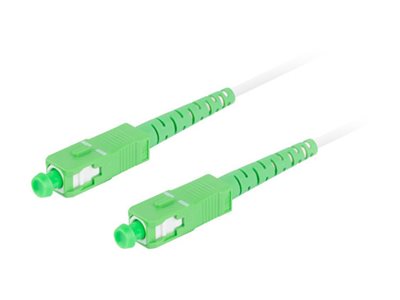 Lanberg - Patchkabel - Sc/Apc Enkelttilstand (Han) Til Sc/Apc Enkelttilstand (Han) - 25 M. - 3 Mm - Fiberoptik - Simplex - 9 / 125 Micron - G.657.B3