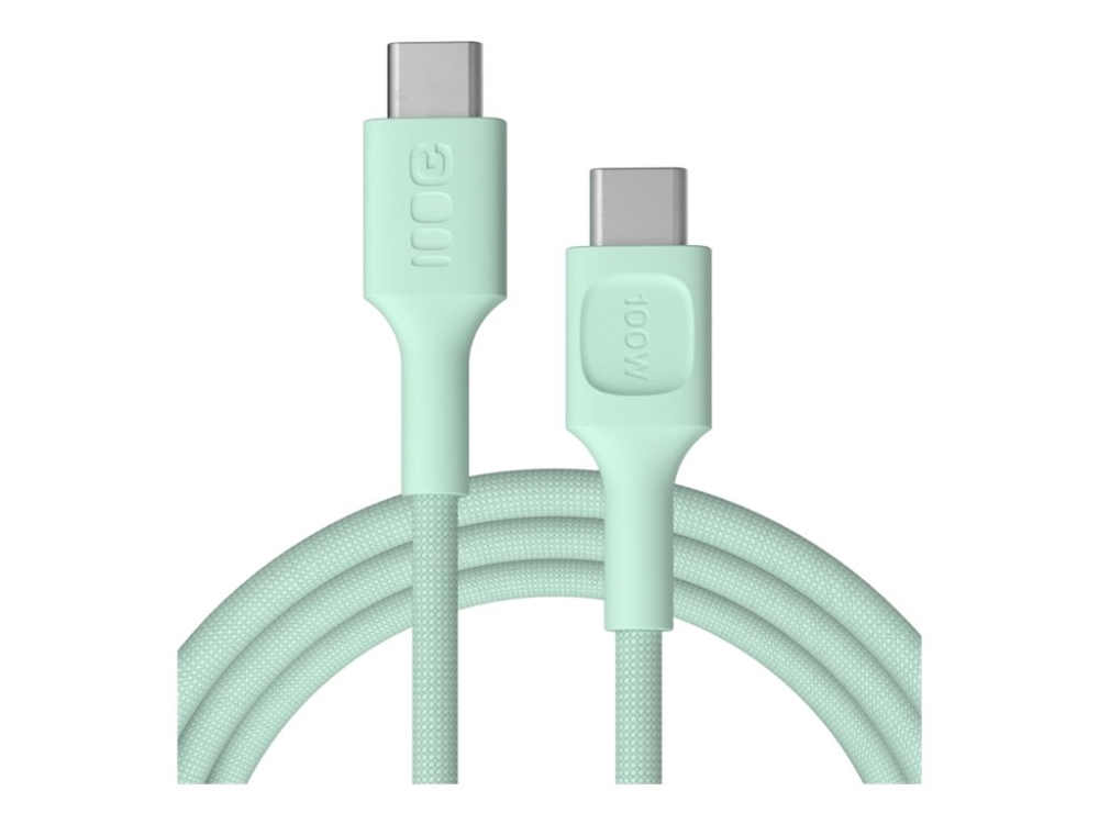Kabel Usb-C 2M 100W Greencell Powerstream Szybkie Ładowanie Pd Mint Grün