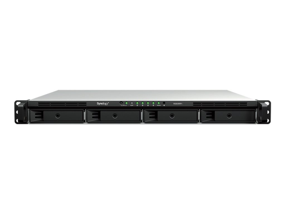 Synology Rackstation Rs826rp+, Nas, Rack (1U), Amd Ryzen, V1500b, 4 Gb, Ddr4