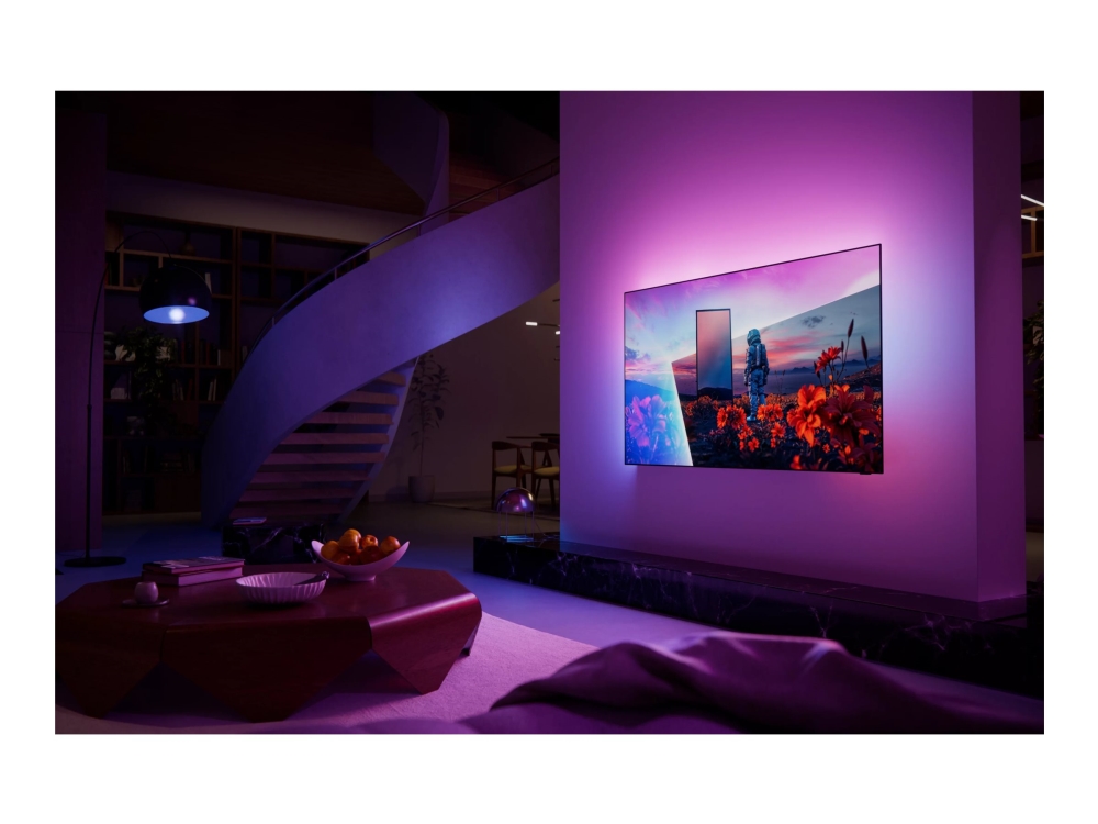 Philips Ambilight 55Oled811/12, 139,7 Cm (55"), 3840 X 2160 Pixel, Oled, Smart-Tv, Wlan, Grau