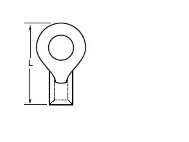 Molex 19193-0254 Ringkabelsko 1 Stk Bag