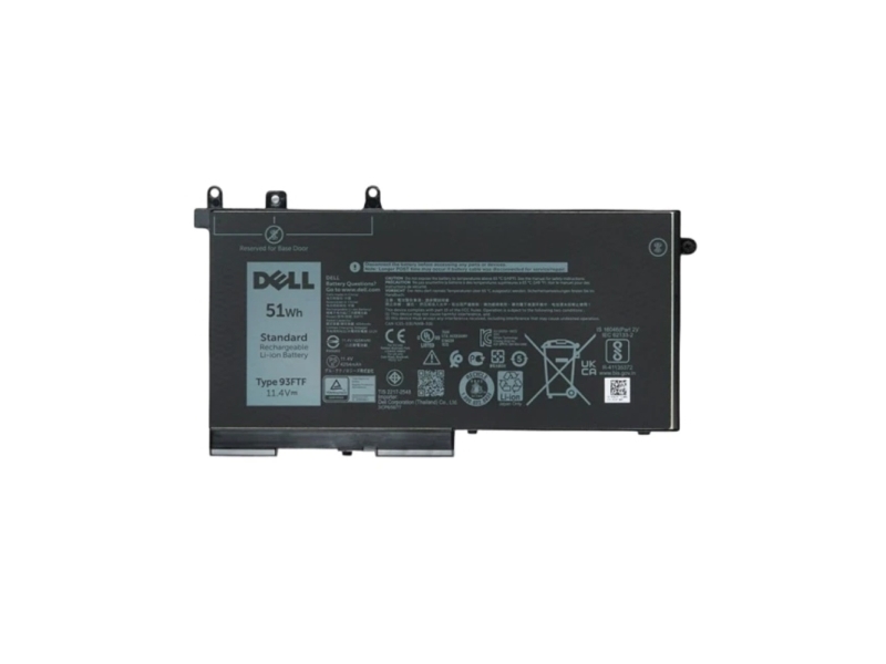 Dell - Batteri Til Bærbar Computer - Litiumion - 4254 Mah - 51 Wh - For Latitude 5280, 5480, 5580
