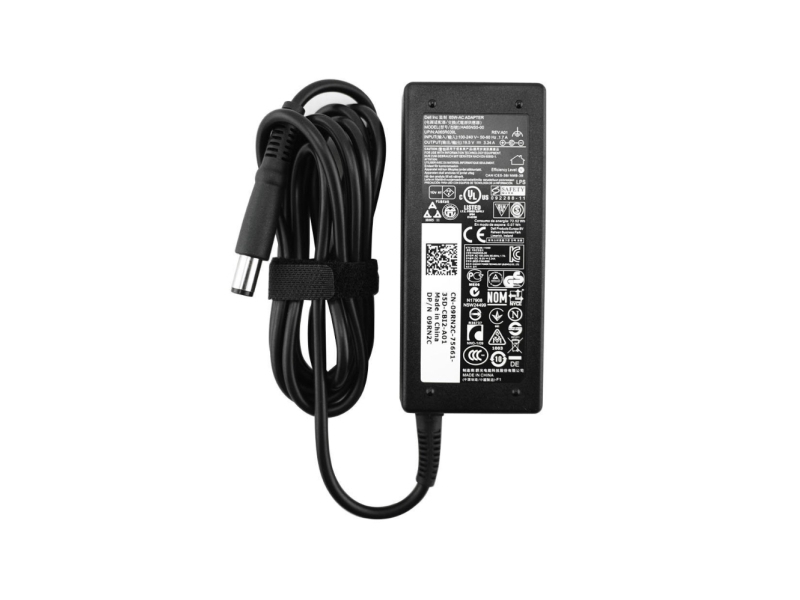 Dell 3 Prong Ac Adapter - Strømforsyningsadapter - 65 Watt - Istandsat