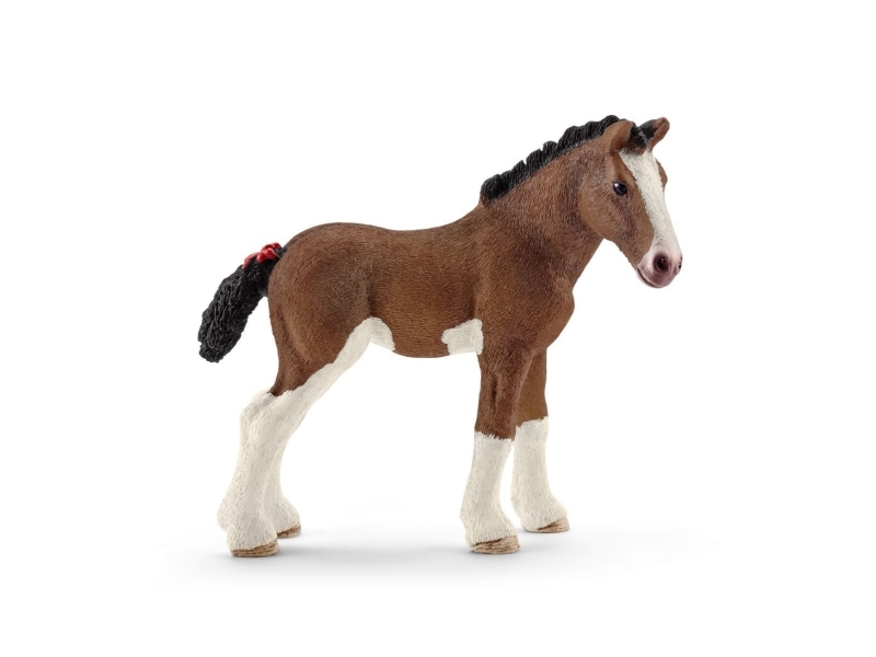 Schleich Farm World Clydesdale Fohlen, 3 Jahr(E), Farm Animals / Farm Toys, Horses, Mehrfarbig, Kunststoff, 1 Stück(E)