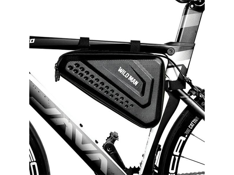 Wildman Etui/Tasche Für Fahrradrahmen – Es19 1L, Halterung Am Fahrrad, Schwarz/Black