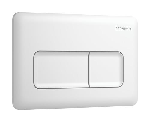 hansGrohe iFrame Original Q betjeningsplade kunststof 230x150mm t/indb.cist mat hvid