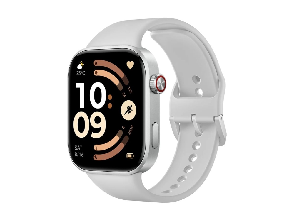 Xiaomi Redmi Watch 6 - Smart klocka med rem - TPU - handleds: 135-205 mm - display 2.07 - 512 MB - Bluetooth - 31 g  - silvergr&aring;