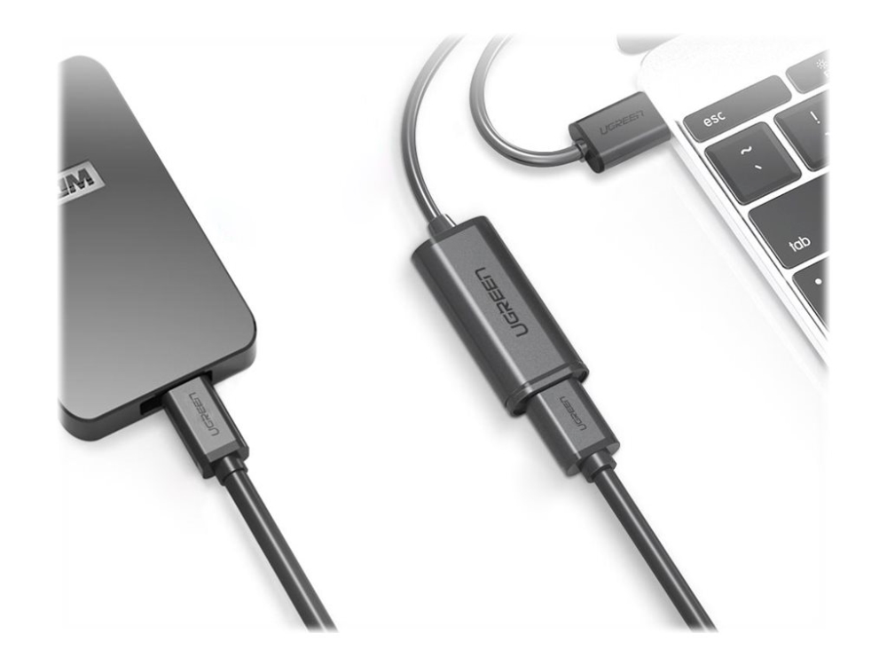 Ugreen 10319, 5 M, Usb A, Usb A, Usb 2.0, Schwarz