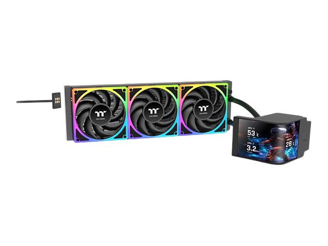 Thermaltake Magcurve 360 Ultra Argb - Processors Flydende Kølesystem - Radiatorstørrelse: 360 Mm - (For: Am4, Am5, Fm2, Am3+, Am3, Am2, Am2+, Fm1, Lg