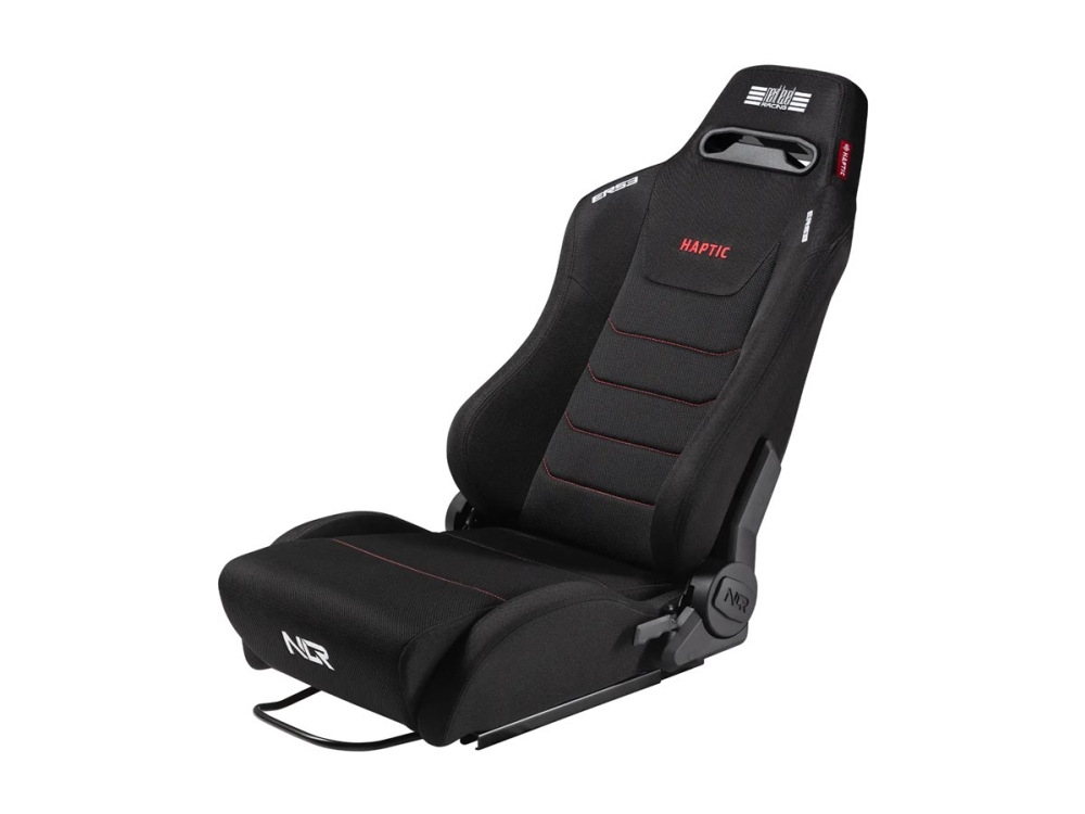 Next Level Racing Haptic Ers3 - Racersimulator-Cockpitsæde - Lænestol - Koldstøbt Skum, Simaero Mesh, Polyuretan-Læder, Ruskind