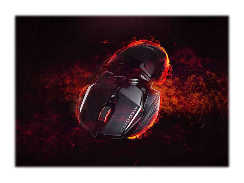 Mad Catz R.A.T. 1+, Rechts, Optisch, Usb Typ-A, 2000 Dpi, Schwarz