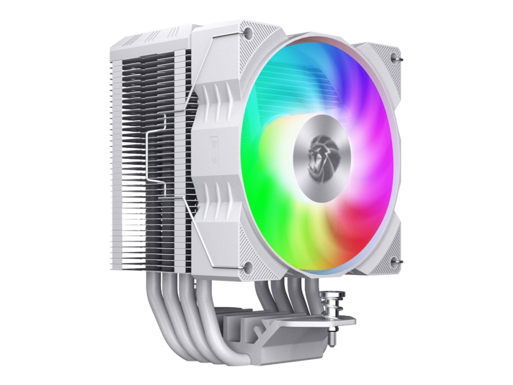 Gamemax Gamma 90 Digital Wh - Processor-Køler - (For: Am4, Am5, Lga1851, Lga1700, Lga1366, Lga1200, Lga115x Socket) - 120 Mm - Hvid
