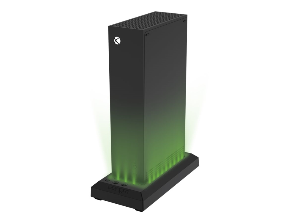 Venom - Stativ for spilkonsol - color change led - sort - for Xbox Series S