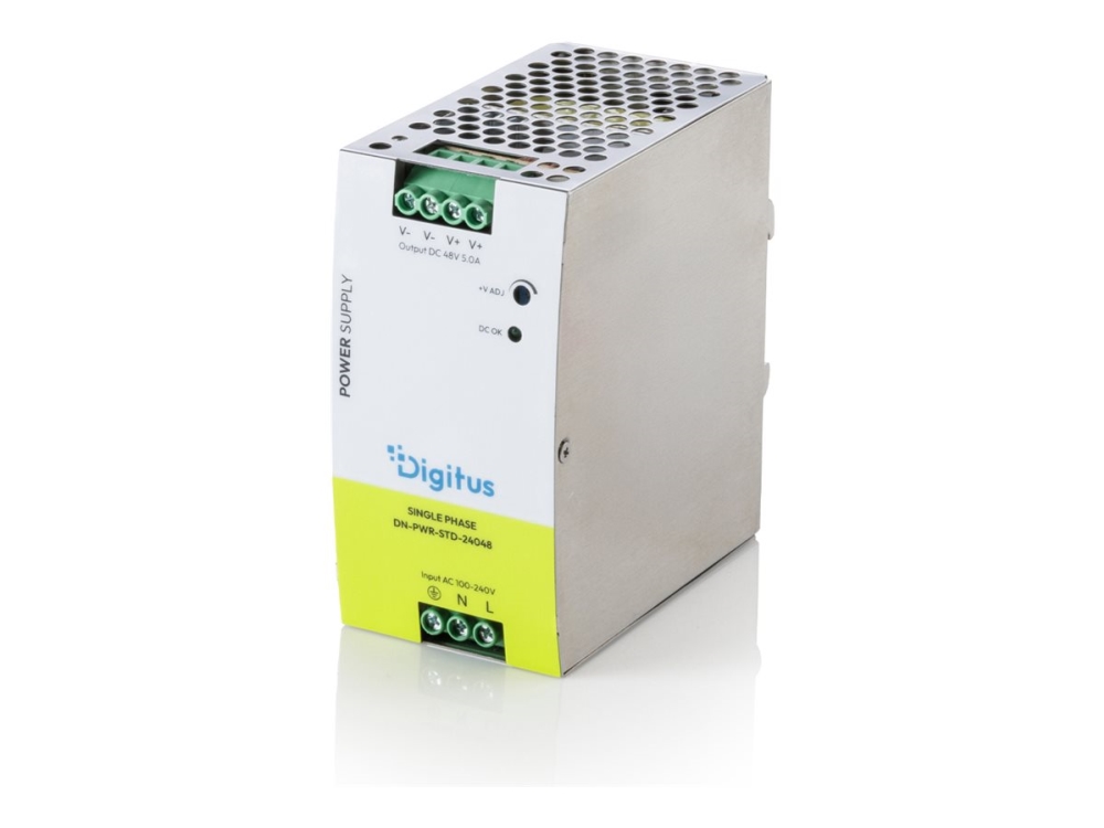 Digitus Industrial - Strømforsyning - 48 V, Metal Case - Dc - 240 Watt