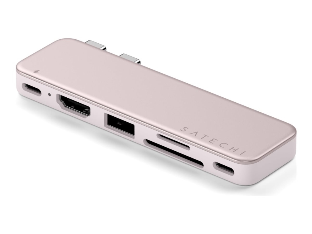 Satechi Usb-C Snap Hub Til Macbook Neo - Blush