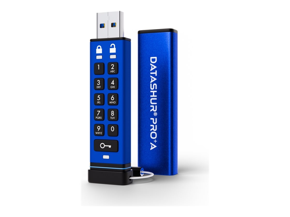 Istorage Datashur Pro+A, 32 Gb, Usb Type-A, 3.2 Gen 1 (3.1 Gen 1), 310 Mb/S, 25 G, Blå