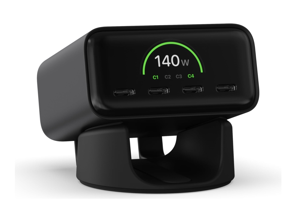 Satechi ChargeView - Strømforsyningsadapter - 140 watt - PD 3.2, AVS - 4 output-stikforbindelser (USB-C) - Europa