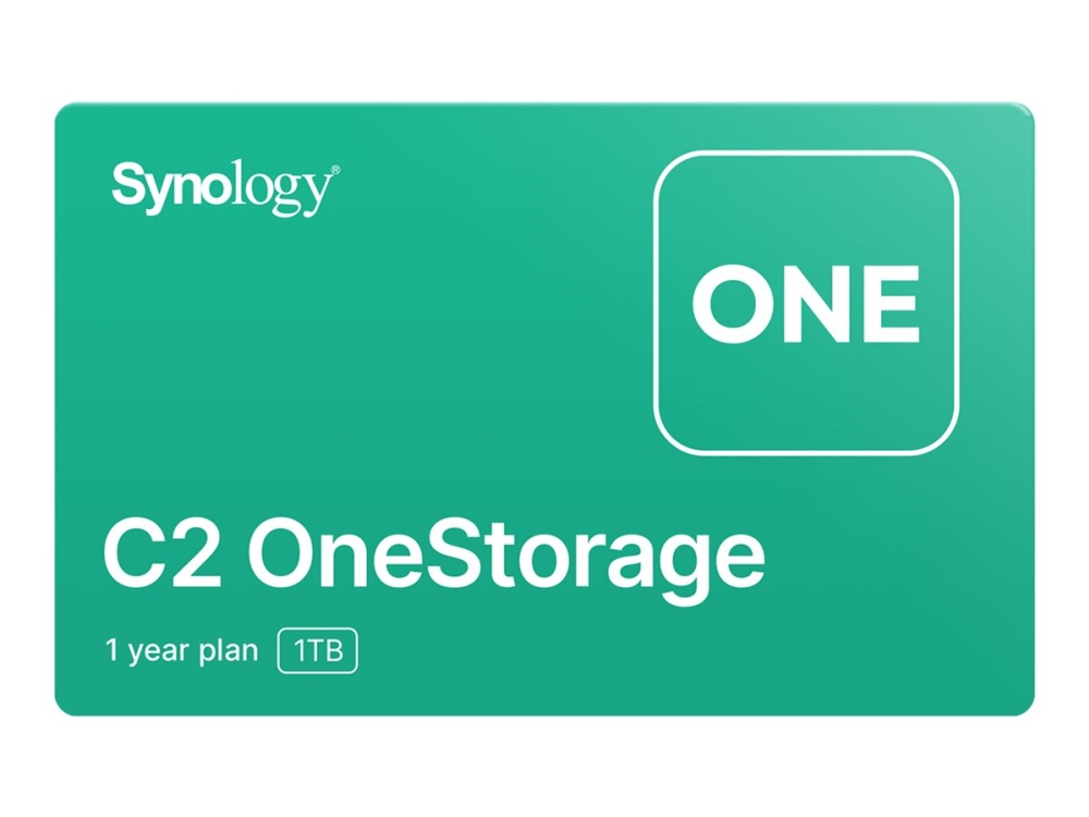 Synology C2 OneStorage - Licensabonnemet (1 år) - 1 TB kapacitet - hosted