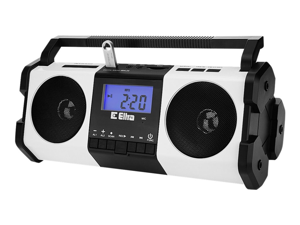 ELTRA MAJA 138USB - Privat radio - 6 watt - hvid