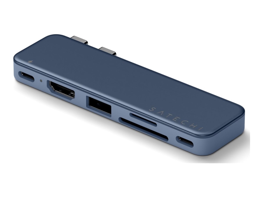 Satechi Usb-C Snap Hub Til Macbook Neo - Indigo