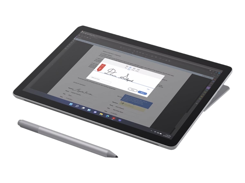 Microsoft Surface Go4 Intel N200 26,67Cm 10,5Zoll 8Gb 128Gb W11p Platinum Xhu-00004 Ohne Netzteil (Ep2-04719)