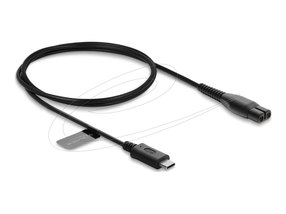 Delock Usb Type-C Ladekabel 4,3 V Für Elektrorasierer Kompatibel Mit Philips Oneblade 360 Face + Body - Rasierer Ladegerät Ersatzkabel 1 M (91792)