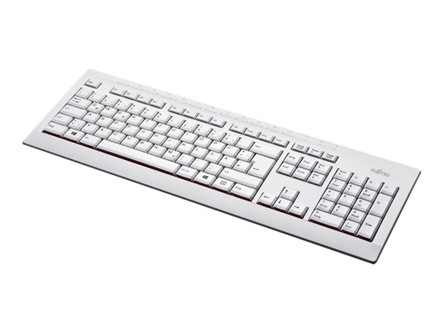 Fujitsu KB521 with M520 bundle Sæt med mus og tastatur Kablet Tysk