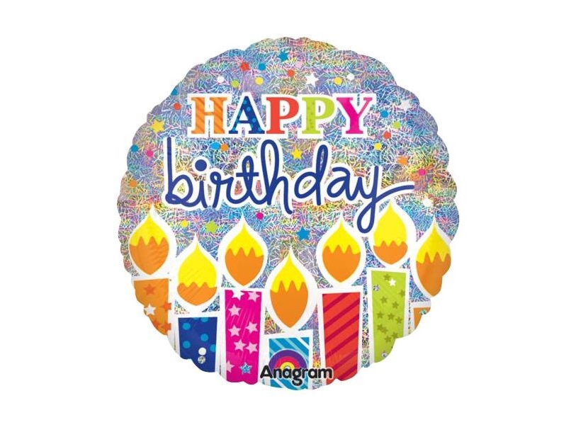 Happy Birthday Folieballon, 81 Cm