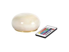 Lampe Led Alaea Ø11.5Xh6cm Med Fjernbetjening Messing,Stk