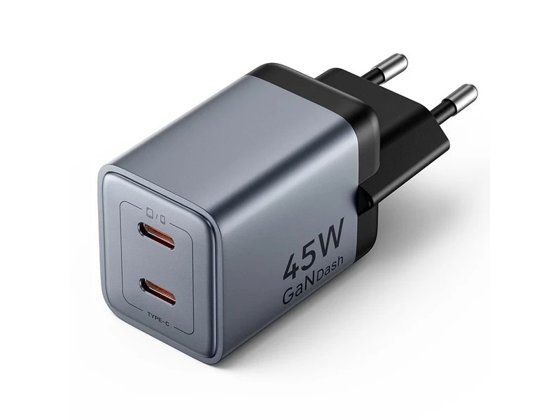 Ladowarka Vention Gan 2X Usb-C (45W/45W)