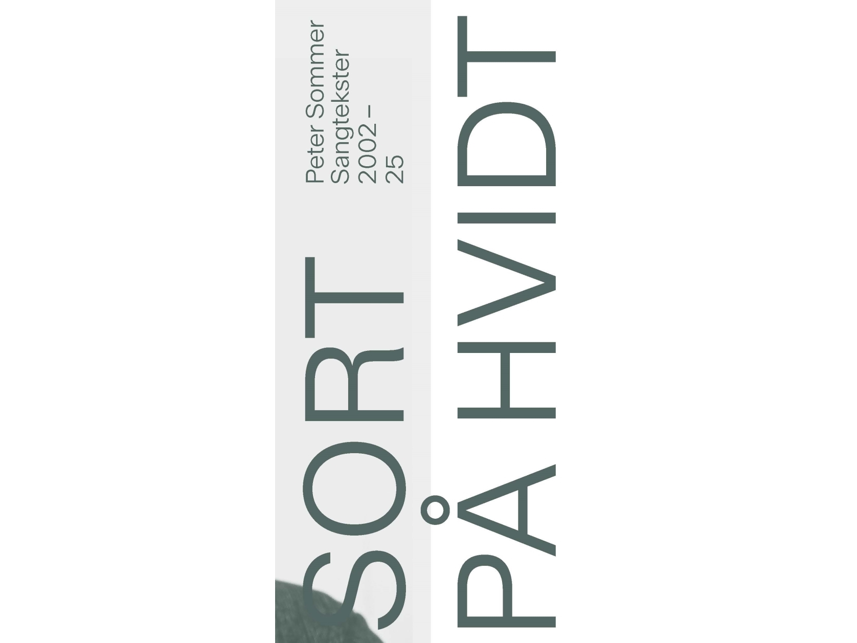 Sort På Hvidt | Peter Sommer