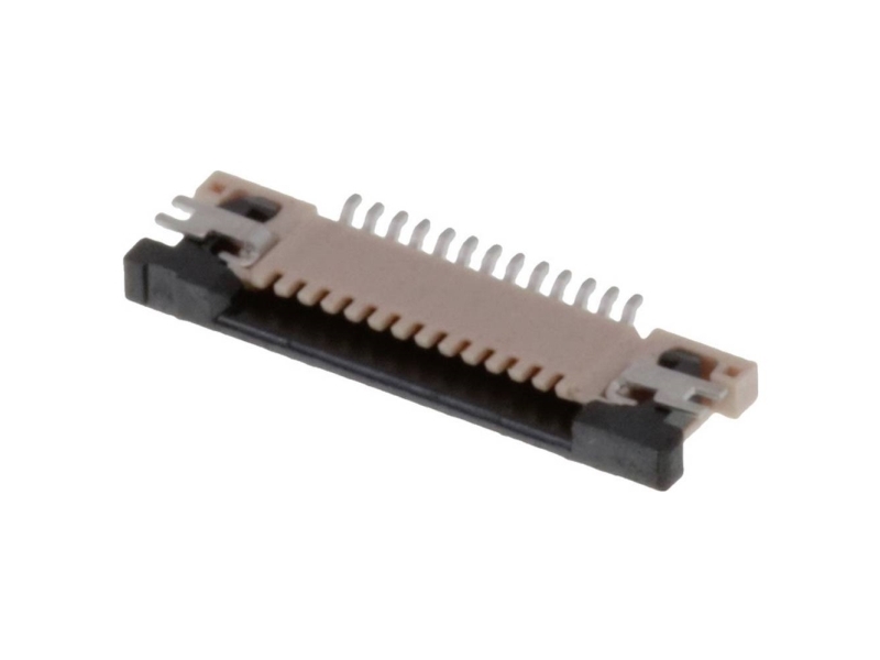 Molex Fc/Fpc-Tilslutning Samlet Antal Poler 13 Rastermål: 0.5 Mm 54548-1371 1 Stk Tape On Full Reel