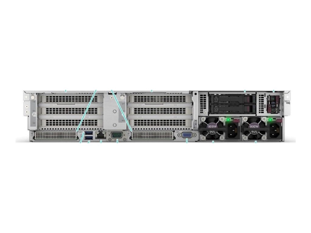HPE ProLiant DL385 Gen11 - Server - rack-monterbar 2U - 2-vejs - 1 x EPYC 9015 / op til 4.1 GHz - RAM 64 GB - SATA/SAS/NVMe - hot-swap 2.5 bås(e) - ingen HDD - Gigabit Ethernet, 10 Gigabit Ethernet - skærm: ingen - Smart Choice
