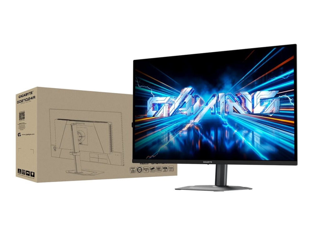 GIGABYTE GO27Q24A 68,58 cm 27 QD-OLED-skærm 2560x1440 QHD 240 Hz 400 cd/m² (GO27Q24A)