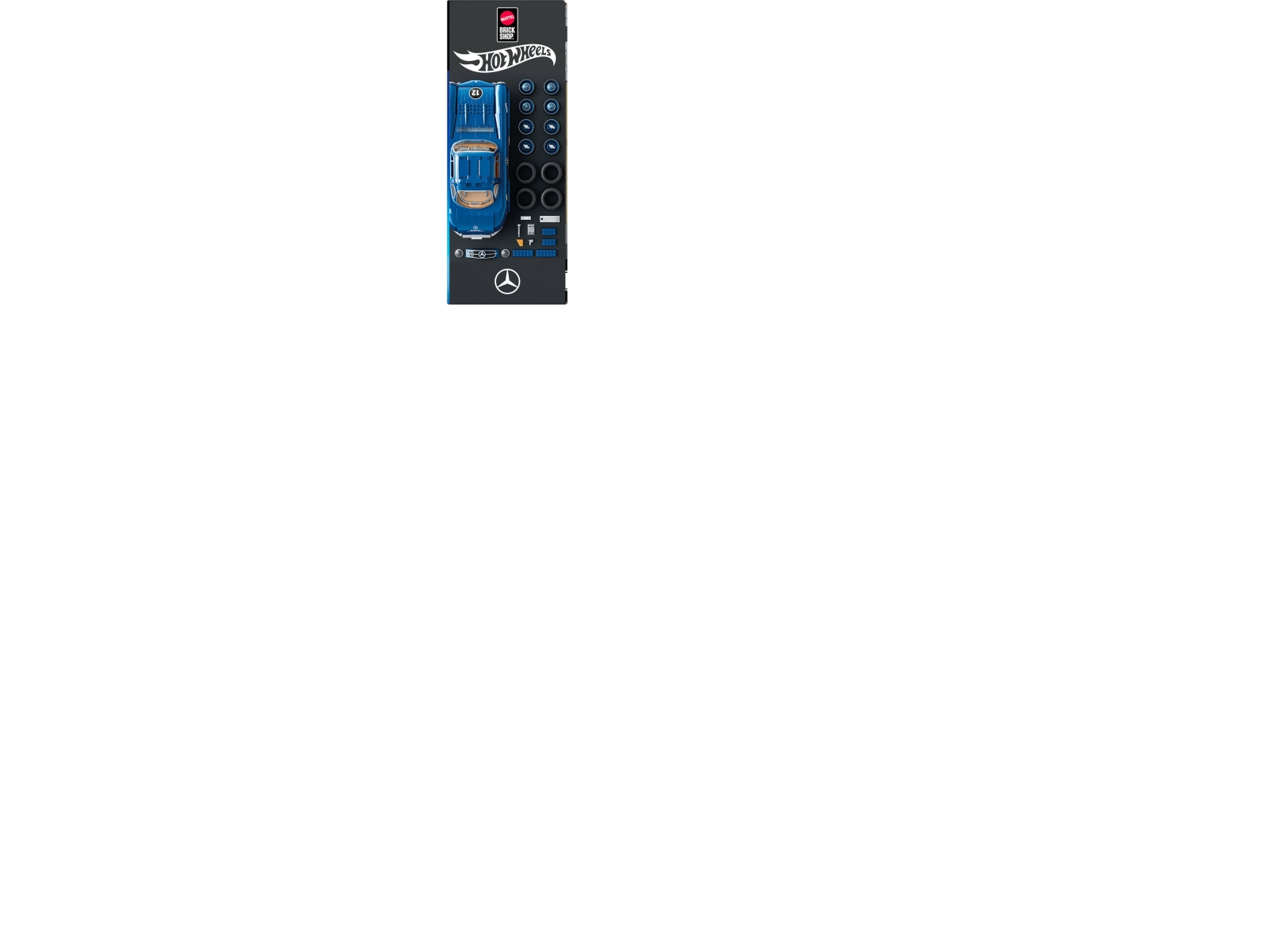 Hot Wheels Brick Shop Premium Series Mercedes-Benz
