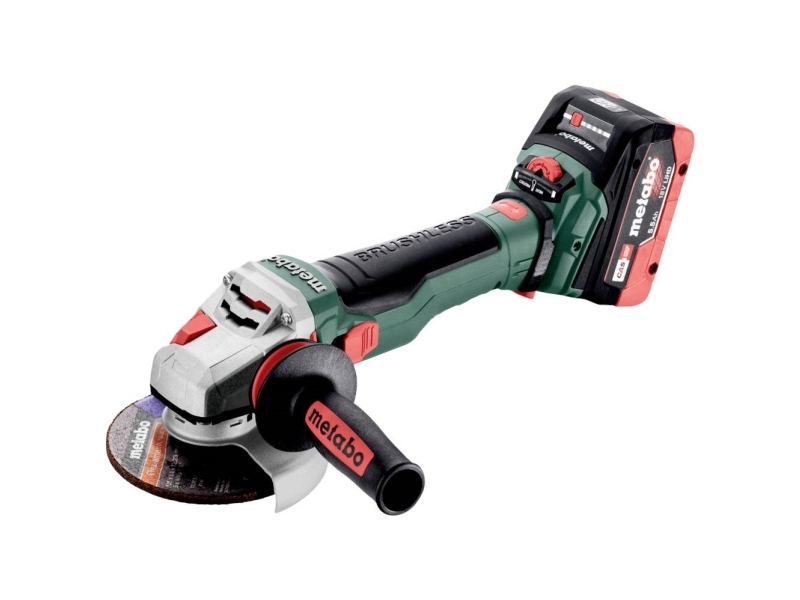 METABO vinkelsliber 125 WVB 18 LTX BL 15-125 QUICK 2x5,5Ah LiHD METABOX