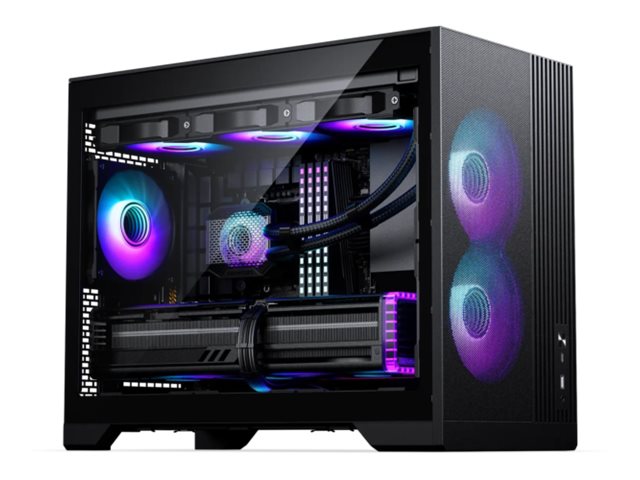 Phanteks Xt M3 - Tower - Micro Atx - Sidepanel Med Vindue (Hærdet Glas) - Ingen Strømforsyning (Atx) - Sort - Usb/Lyd