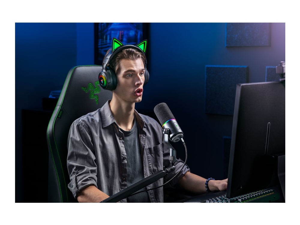 Razer Seiren V3 Pro, Dynamisches Mikrofon, -50 Db, 50 - 16000 Hz, 300 Ohm, 32 Bit, 96 Khz