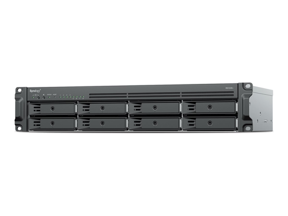 Synology 8 Bay 2U Amd Ryzen Embedded V1500b 4Gb Ddr4 Rack Expandable Nas Server