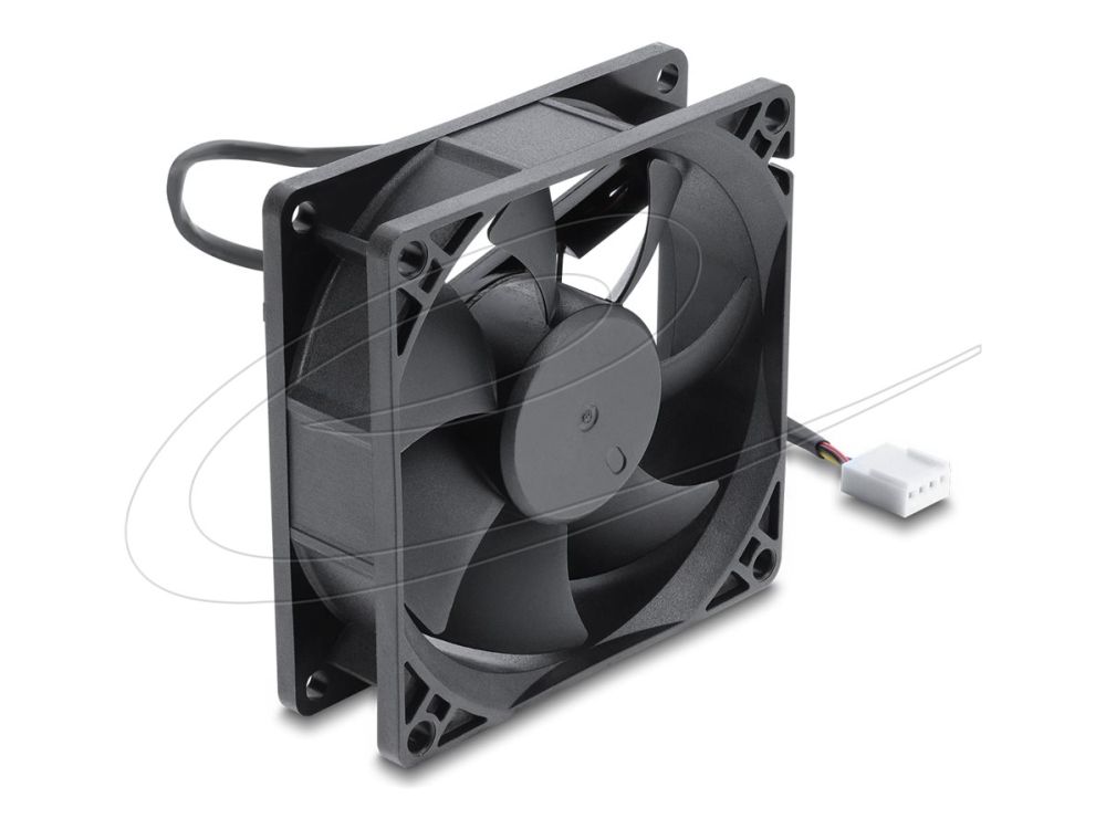 Delock - Ventilatorenhed - Akselær - 80 Mm - Sort