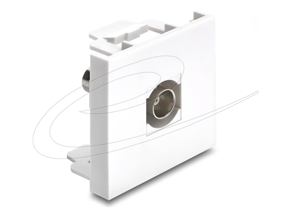 Delock Easy 45 Modul Bnc Buchse Zu Bnc Buchse Weiß, Bnc, Bnc, Bnc, Buchse, Buchse, 50 Ohm