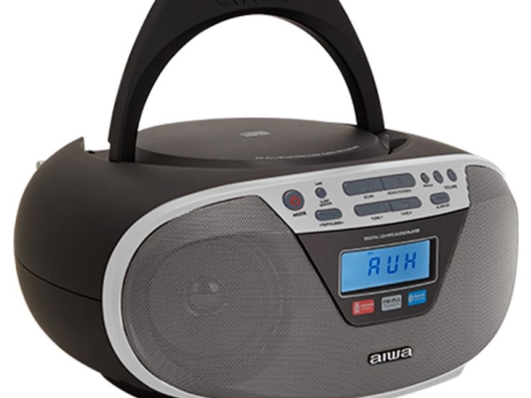 Aiwa BBTU-400SL, Analog & digital, FM, Afspiller, CD, CD-R, CD-RW, Top, 6 W