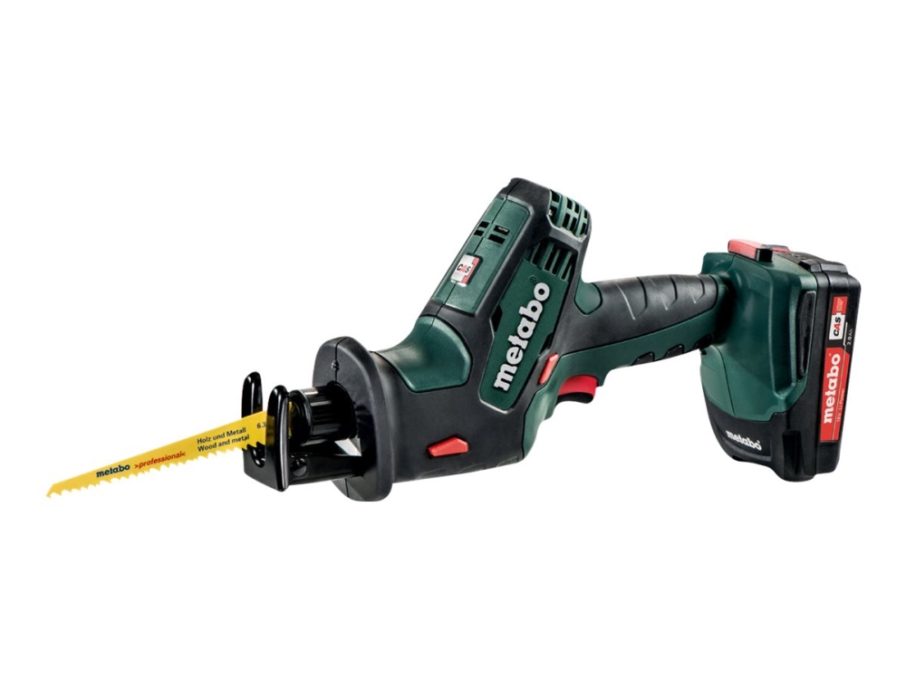 Metabo Sse 18 Ltx Compact Batteriedrevet Bajonetsav 602266500 Sse 18 Ltx Compact Inkl. Ekstra Batteri, Inkl. Tilbehør