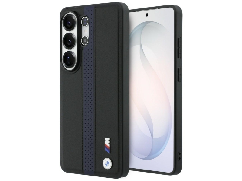 Bmw Perforated Stripe Logo Magsafe Case For Samsung Galaxy S26 Ultra - Blue