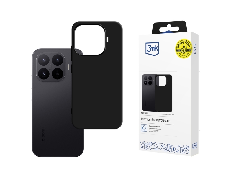 3Mk Matt Case For Xiaomi 17T - Black