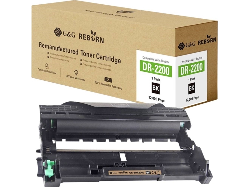 G&G Gr-Bdr2200, 12000 Seiten, Schwarz, 1 Stück(E)