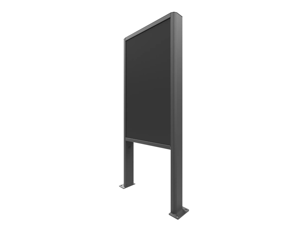 Edbak Pok100, Stahl, Schwarz, Porträt, 190,5 Cm (75"), 80 Kg, Samsung 46Ohf, 55Ohf, 75Ohf