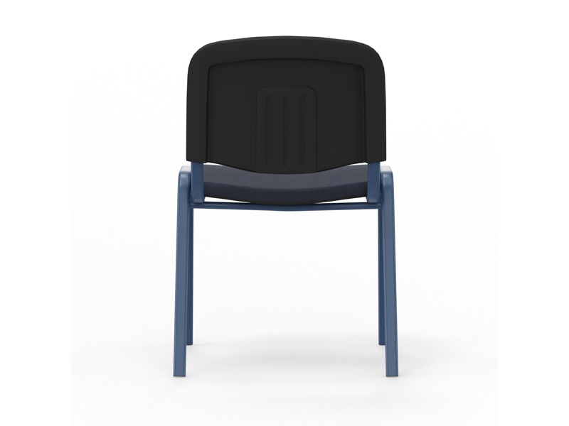 Iso stol, Mørk blå med blå stoleben