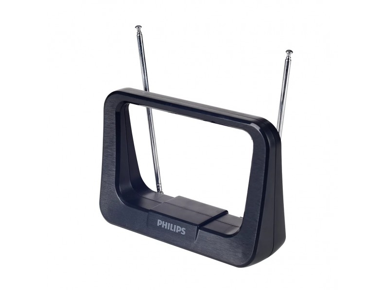 Philips Digital-Tv-Antenne Sdv1226/12, Schwarz, 1,8 M, Fm, Uhf, Vhf, 1 Stück(E), 28 Db