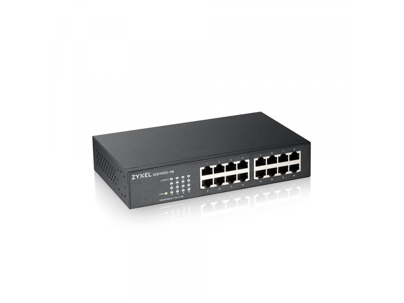 Zyxel | Gs1100-16 V4 | Unmanaged Switch | 16 Ports | 1 Gbit/S